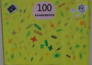 100 pansements avec l'infirmière